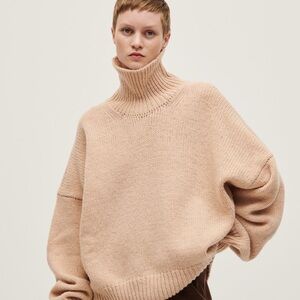 Babaa no17 Rose Turtleneck Sweater